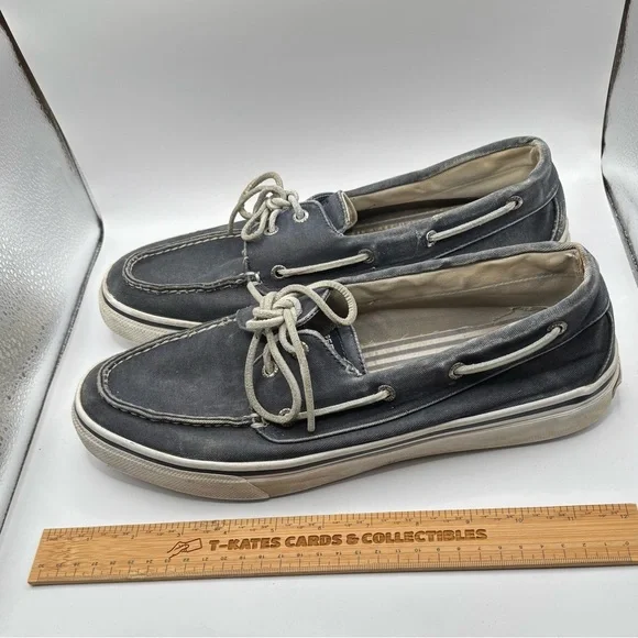 Sperry Topsider Boat Shoes –Navy Blue- men’s – size 12 - Picture 2 of 5